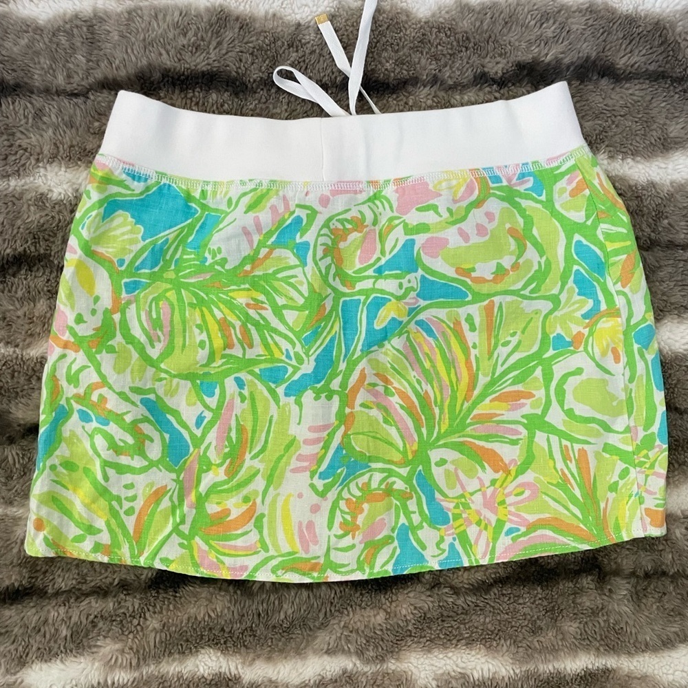 Lilly Pulitzer Linen Skirt - Picture 2 of 5